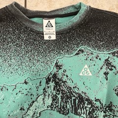 Nike Acg Mountain Crewneck Sweater 100% Cotton Size XL Black