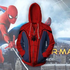 Spider Man Far From Home Peter Parker Spiderman Hoodie Sweatshirts Zipper Jacket