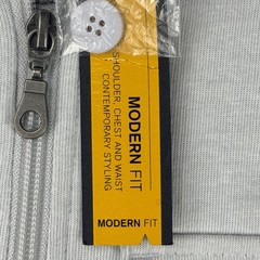 NEW Apt 9 Men’s Small Light Gray Quarter Zip Hooded Pullover Shirt Modern Fit