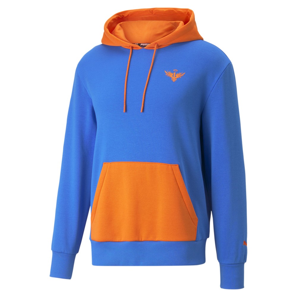 PUMA Melo Colorblock Pullover Hoodie Mens Size M Casual Outerwear 53800101