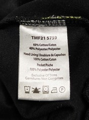 Vintage Triple Five Soul/ 555 NYC Black 1/4 Zip Light Hoodie Men Size M