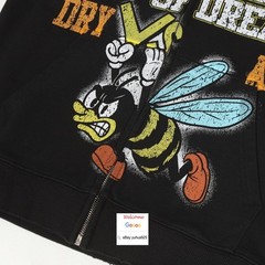 25FW AMERICAN HIPSTER STREET BEE HOODIE ZIP CARDIGAN SWEATSHIRT JUMPER