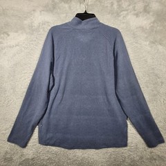 Mondetta Sweater Mens Large Blue 1/4 Zip Pullover All Seasons Sweatshirt