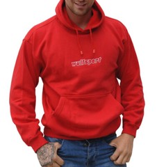Wulfsport Unisex Adult Heavy Oversized Red Hoody Size Large Leisure