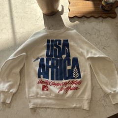 Vintage 1985 USA For Africa Sweatshirt Promotional MTV Original
