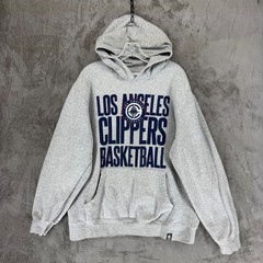 Courtside Supply Los Angeles Clippers NBA Basketball Hoodie Gray Mens XL