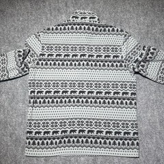 Chubbies Quarter Zip Fleece Pullover Bear Tree AOP Gray Comfort Men Size Small