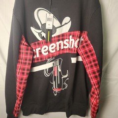 Screenshot Urban Hip Hop Sweatshirt Size 2XL Streetwear Embroidered Spellout NWT