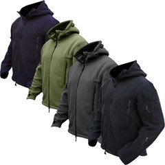 Tactical Recon Fleece Jacket Army Hoodie Security Police Hoody Combat Full Zip