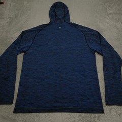 Lululemon Hoodie Mens XL Blue Pullover Casual Logo Modern Activewear