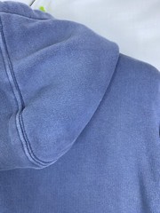 Goat USA Hoodie Mens Medium Blue Heavyweight Pocket Logo Pullover Skater Sweater