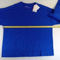 Sports Illustrated Men’s XL Blue Crew Neck Activewear Sweatshirt Zip Cuffs
