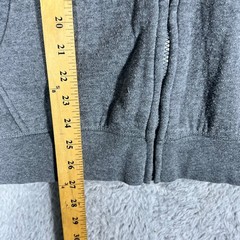 Lee Premium Select Mens Small Gray Thermal Waffle Lined Full Zip Hoodie Jacket