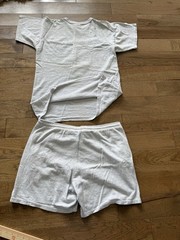Vintage 90s Champion Stephens College Shorts And Shirt Set USA Made Ivy Prep L