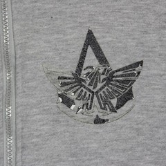 Assassins Creed Unity Full Zip Hoodie Men’s Graphic Print Gray Sweatshirt