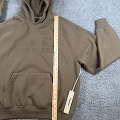 Fear of God EssentialsWood Raglan Hoodie Mens Small