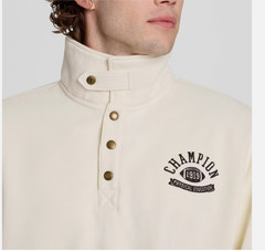 Champion Men’s Physical Education Sweatshirt – Size Large – Off White NWT