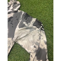 US Army Mens Gray Digital Camo Performance Hoodie Long Sleeve Shirt 1XL