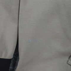 BYLT Hoodie Mens 2XL Beige Premium Drop Cut Pullover Stretch Gym Run Workout
