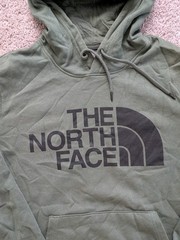 The North Face Hoodie Graphic Logo Hooded Pockets Men’s Medium Olive Color