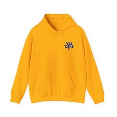 Yes ‘Cers Premium Embroidered Basketball Hoodie Gold Unisex Hooded Sweatshirt