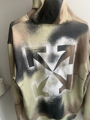 Off-White Stencil Arrows Camo Hoodie