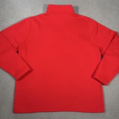Under Armour Sweatshirt Mens XL Red 1/4 Zip Fleece Pocket Pullover Athletic