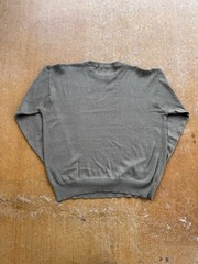 VTG The GAP Rayon Cotton Blend Crewneck Sweater Preppy Collegiate Olive Green (S