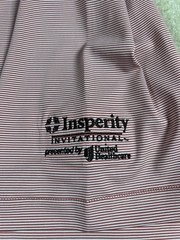 PETER MILLAR XL 1/4 Zip Blue Pink T-Shirt Golf Lot Of 2 Insperity Invitational