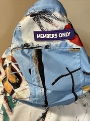 Jean Michel Basquiat x Members Only Windbreaker Jacket Multicolor Mens Small