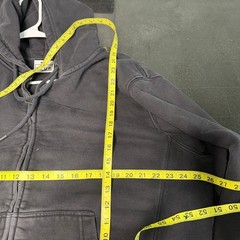Pro Club Mens XL Hoodie Zip Up Heavyweight Black Fleece Streetwear Sweatshirt