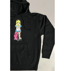 Hook Ups Skateboards Hoody Evil Alice Black