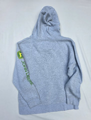 John Deere Pullover Hoodie Tractor – Men’s M – Graphic Logo Fleece Heavy Weight