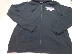 YES Band YESTIVAL Black Hoodie Full Zip Size Medium