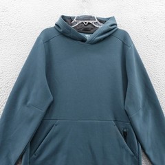 DSG Mens Sport Fleece Hoodie Teal Green Blue Sweatshirt Medium Pullover NEW