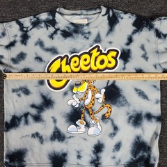 Cheetos Sweatshirt Mens Medium Tie Dye Oversized Baggy Fits Huge Big 50″ Chest