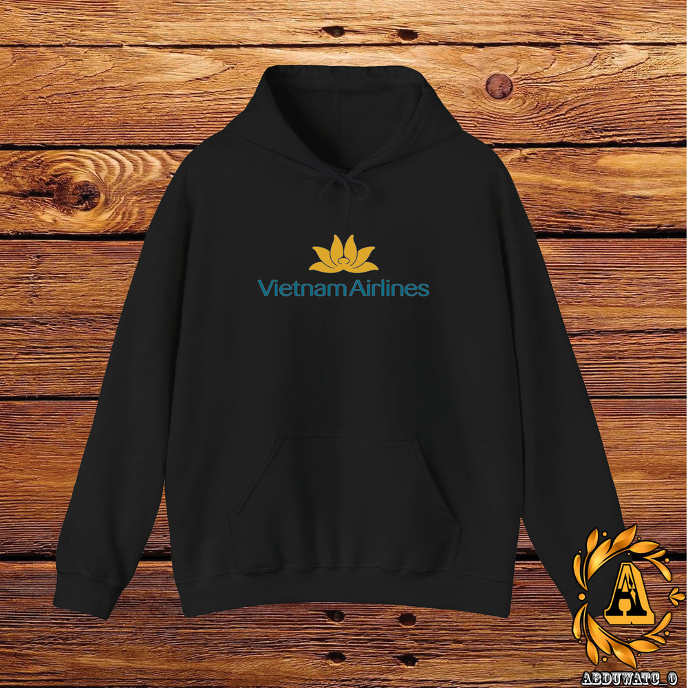 Vietnam Airlines Logo Hoodie Gift Mens Sweatshirt Graphic Pullover S-5XL