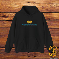 Vietnam Airlines Logo Hoodie Gift Mens Sweatshirt Graphic Pullover S-5XL