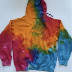 Fenchi Hoodie “Grinding All Season” Hoodie Unisex Bold Tie Dye Rare size Medium