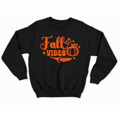 Fall Vibes Sweatshirt Crewneck Unisex Womens Mens Love Fall Autumn