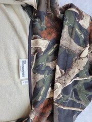 No Boundaries (Dark Tree Camo – 2XL) Zip Hoodie with Long Sleeves heavyweight