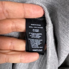 Theory Hoodie Men XL Gray Terrycloth Hooded Sweater Long Sleeve Basic Essential