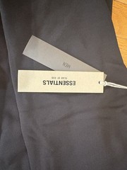 Essentials Black Stretch Limo Pullover Hoodie