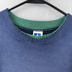 Vintage Russell Athletic Sweatshirt Mens XL Color Block Crewneck 90s USA Made