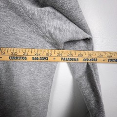 Theory Hoodie Men XL Gray Terrycloth Hooded Sweater Long Sleeve Basic Essential