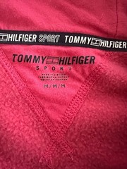Tommy Hilfiger Sport Colorblock Full-Zip Hoodie Sweatshirt Red White Navy Blue