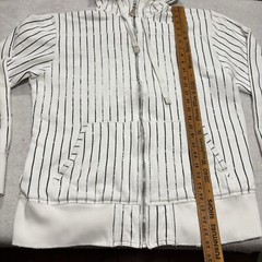 Vintage Triple Five Soul Hoodie Mens 2XL White Stripes Hip Hop Streetwear Y2K