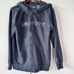 Specialized Mens Size M Legacy Wordmark Zip Up Cycling Hoodie Sweatshirt