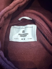 Reigning Champ GUC Classic Hoodie Men’s Medium Dark Red Burgundy Terry