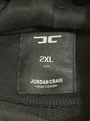 Jordan Craig Legacy Edition Men’s Black 2XL Pullover Fleece Graphic Hoodie